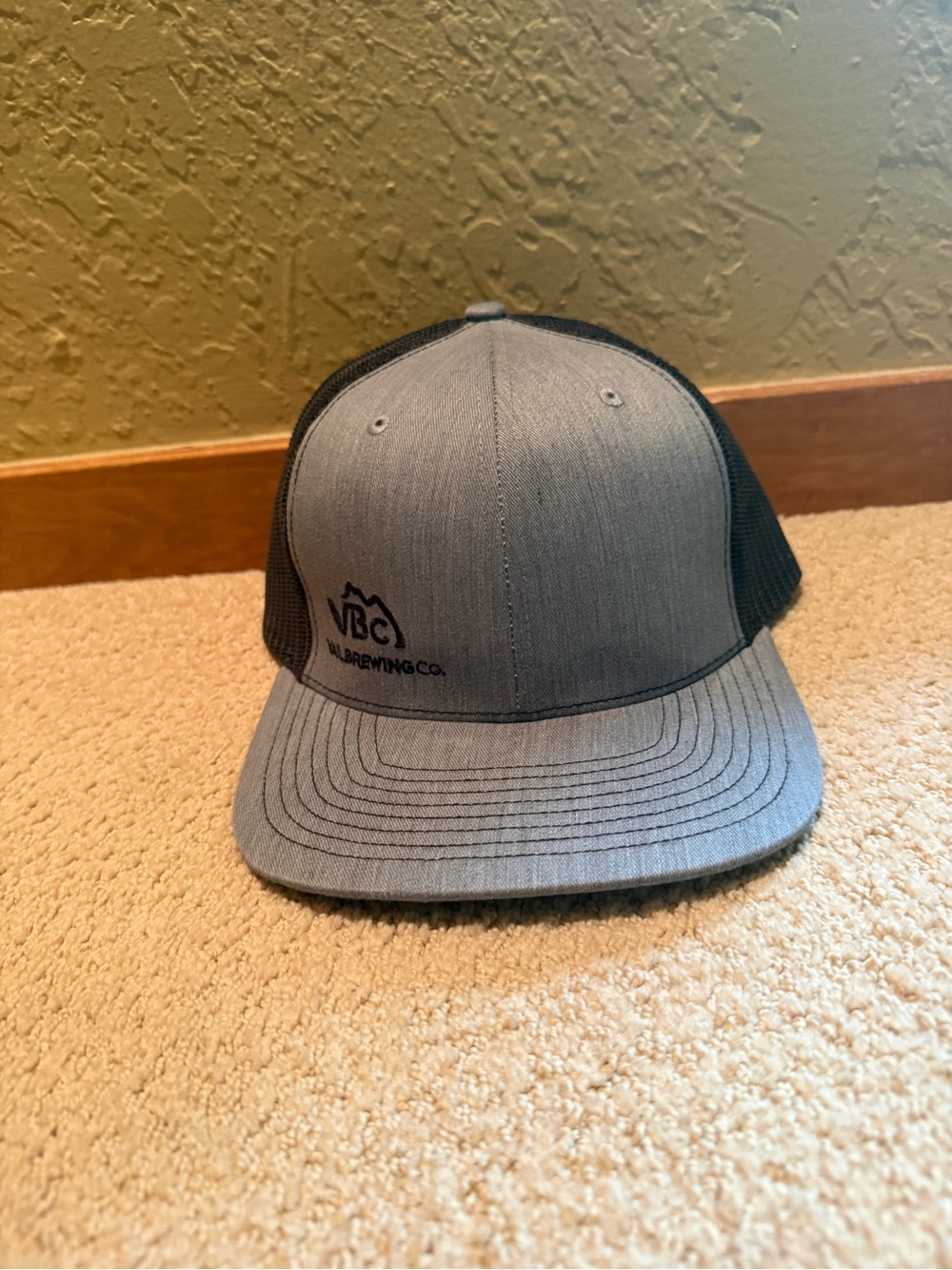 Vail Brewing Company Black & Gray Mesh-Back Trucker Hat
